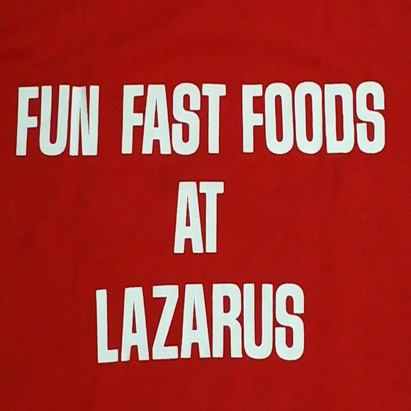 Vintage Lazarus Department Store Charlies Downstairs T Shirt L Columbus Oh Tee - Picture 7 of 8